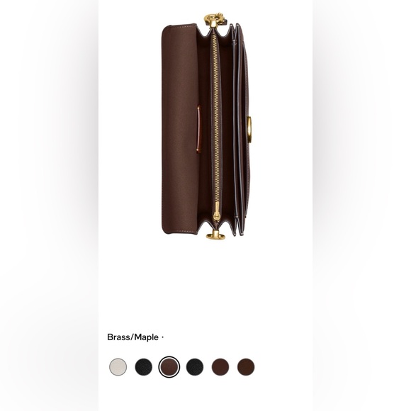 Coach Tabby Medium Polished Pebble Leather shoulder bag 26 - Picture 2 of 13